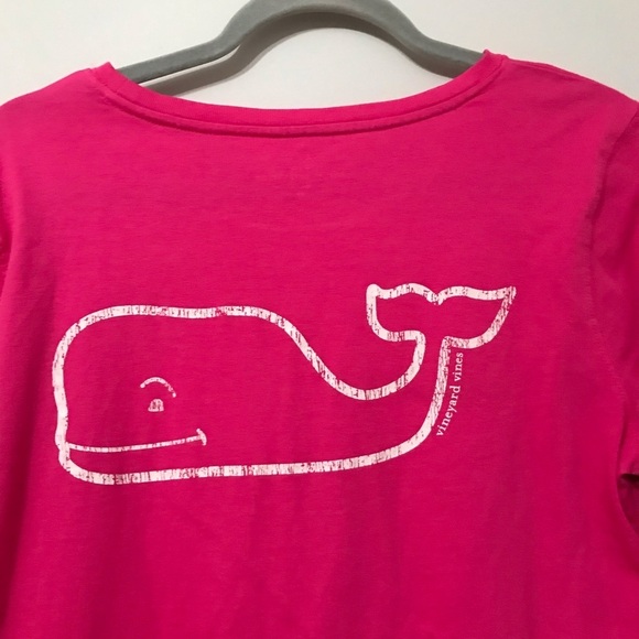 VINEYARD VINES HOT PINK LONG SLEEVE SHIRT SIZE M - Picture 6 of 9